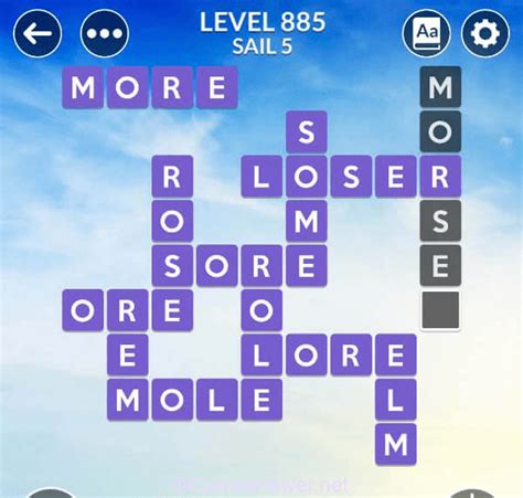 Wordscapes Level 885 Answers [ + Bonus Words ] .